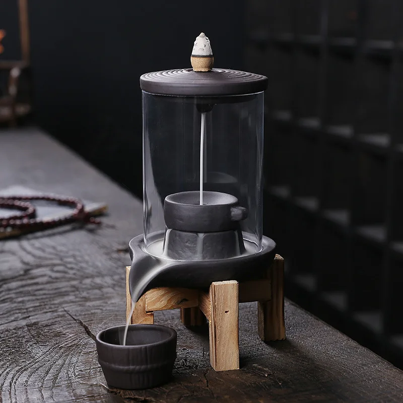 1 Pack Creative Home Decor Acrylic Windproof Backflow Incense Burner Indoor Incense Fountain Candle Holder
1 Pack Creative Home Decor Acrylic Windproof Backflow Incense Burner Indoor Incense Fountain Candle Holder