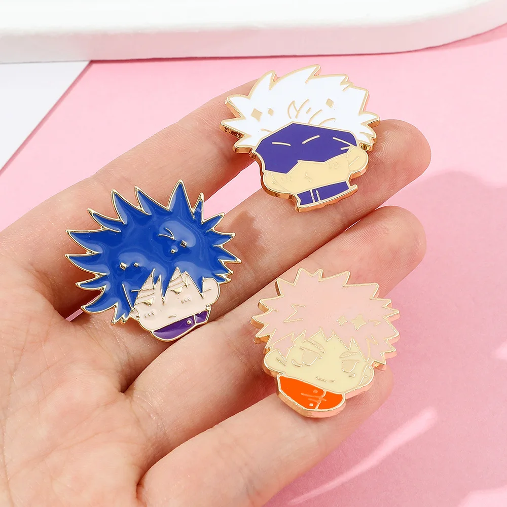 Cartoon Anime Jujutsu Kaisen Hard Enamel Pin Yuji Itadori Fushiguro Megumi Gojo Satoru Cute Character Badges Metal Jewelry Gift
Cartoon Anime Jujutsu Kaisen Hard Enamel Pin Yuji Itadori Fushiguro Megumi Gojo Satoru Cute Character Badges Metal Jewelry Gift