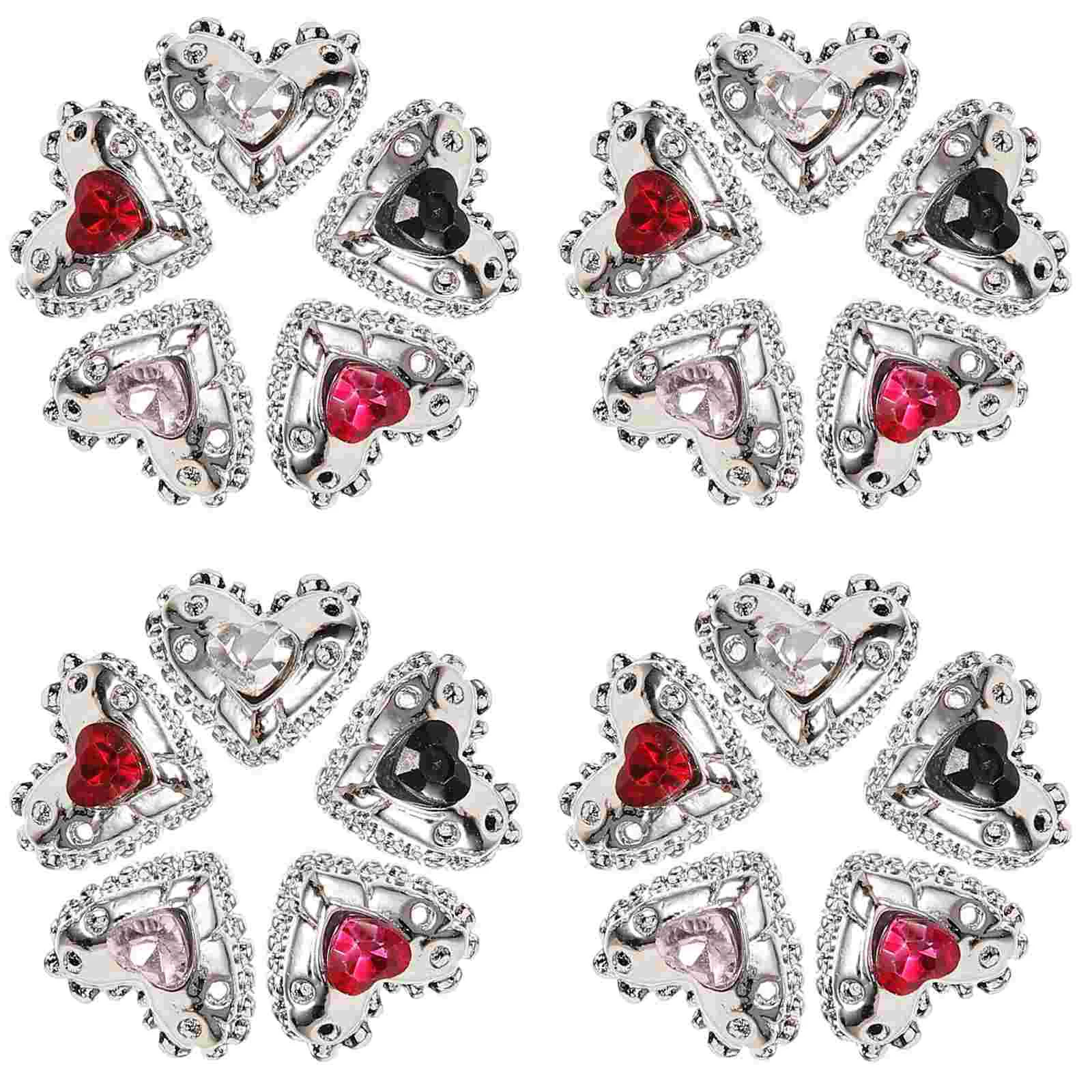 25pcs Heart Nail Charms Women Nail Ornaments Metal Nail Charms Small Nail Rhinestones
25pcs Heart Nail Charms Women Nail Ornaments Metal Nail Charms Small Nail Rhinestones