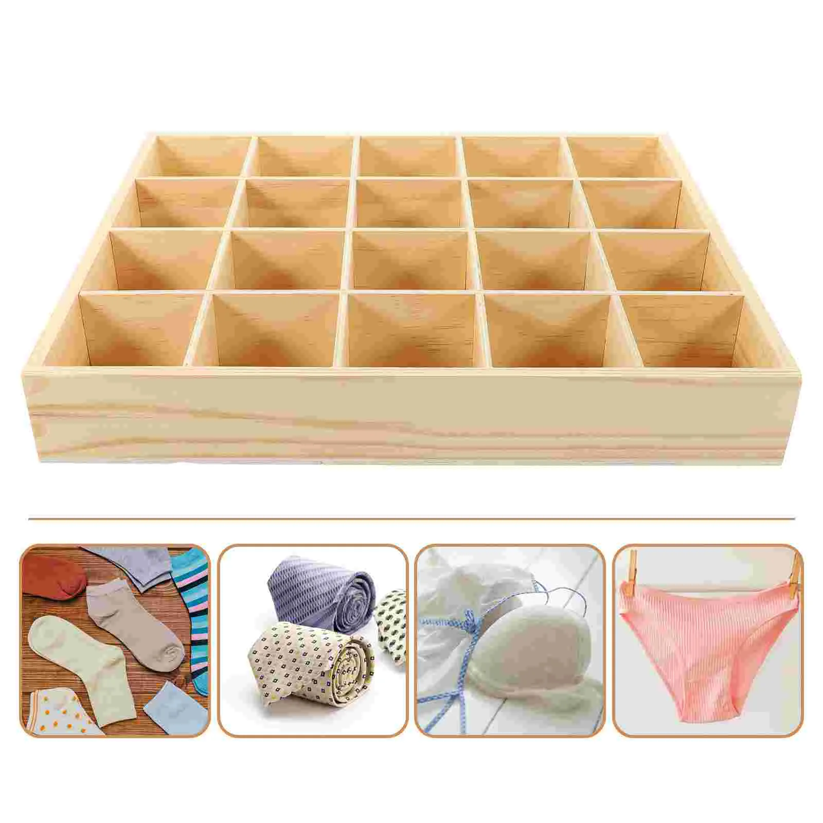1pc 20 Compartment Wooden Storage Box Stable Practical Storage Case Socks Organizer Sundries Container Storage Box for Socks £¨
1pc 20 Compartment Wooden Storage Box Stable Practical Storage Case Socks Organizer Sundries Container Storage Box for Socks £¨