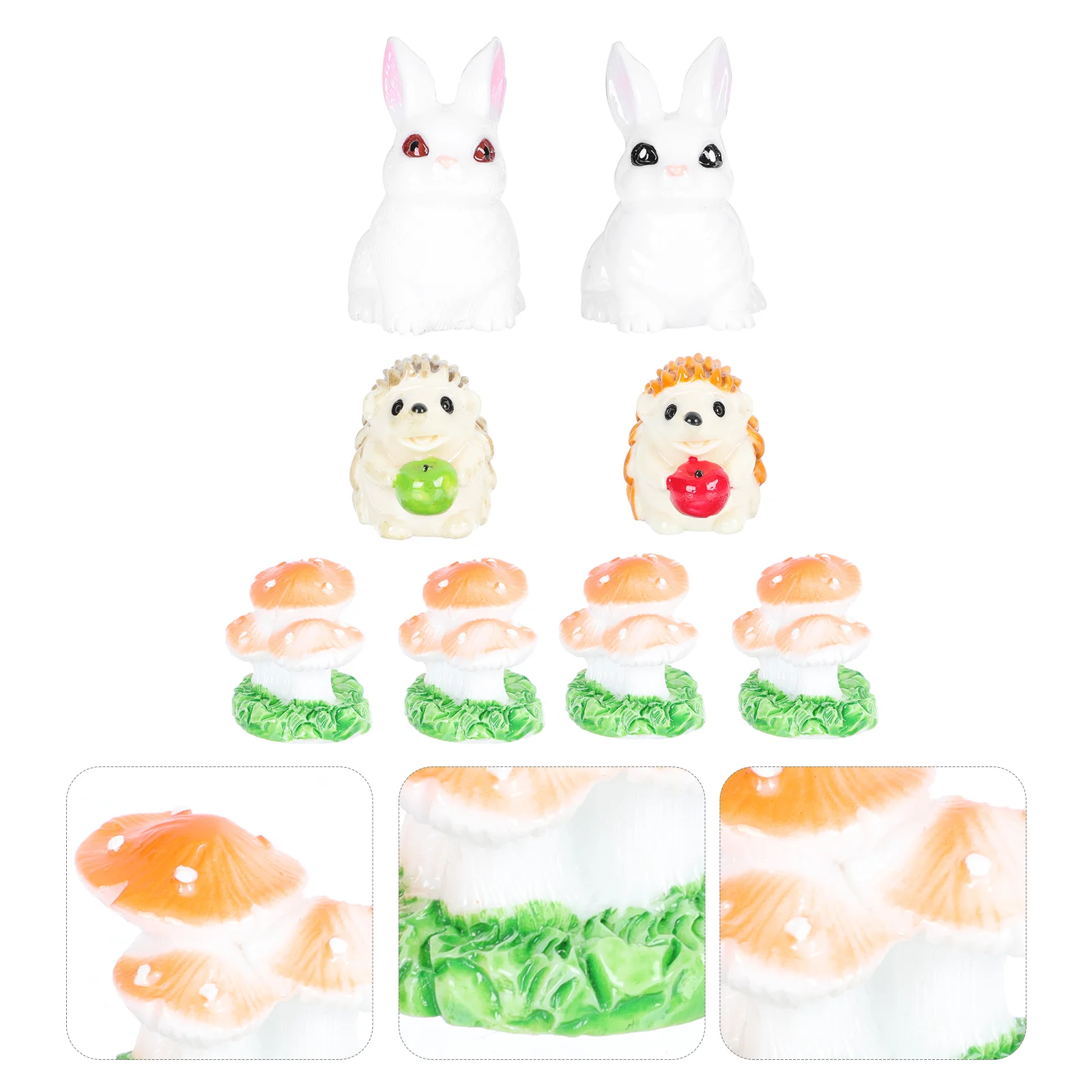 Mini Decor Resin Adorn Rabbit Hedgehog New Bunny Animal Zoo Miniaturelandscape Figures Model Sculpture Anima Year Animals Fairy
Mini Decor Resin Adorn Rabbit Hedgehog New Bunny Animal Zoo Miniaturelandscape Figures Model Sculpture Anima Year Animals Fairy