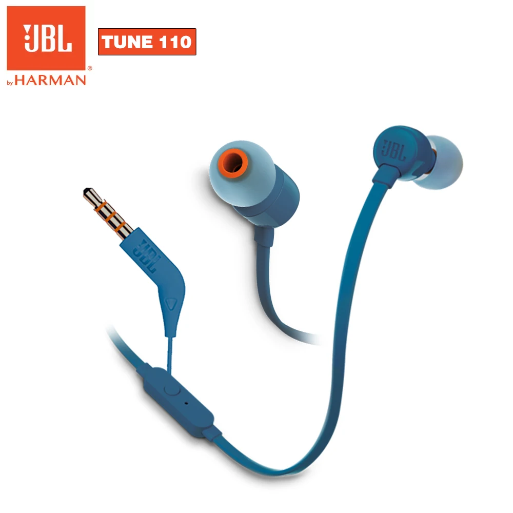 JBL TUNE 110 Wired Earphones T110 3.5mm Stereo Music Deep Bass Earbuds Sports Hands-free Earphone with Mic Headset headphones
JBL TUNE 110 Wired Earphones T110 3.5mm Stereo Music Deep Bass Earbuds Sports Hands-free Earphone with Mic Headset headphones