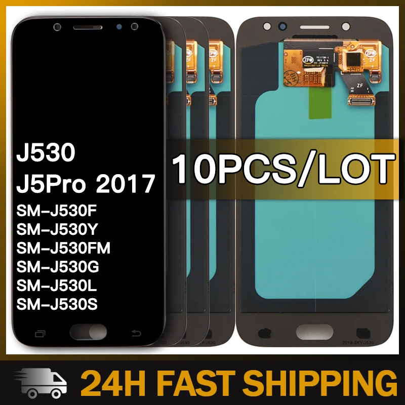 Оптовая продажа 10 шт./лот OLED дисплей 5 2 дюйма для SAMSUNG Galaxy J5 Pro LCD 2017 J530 J530F ЖК-дисплей