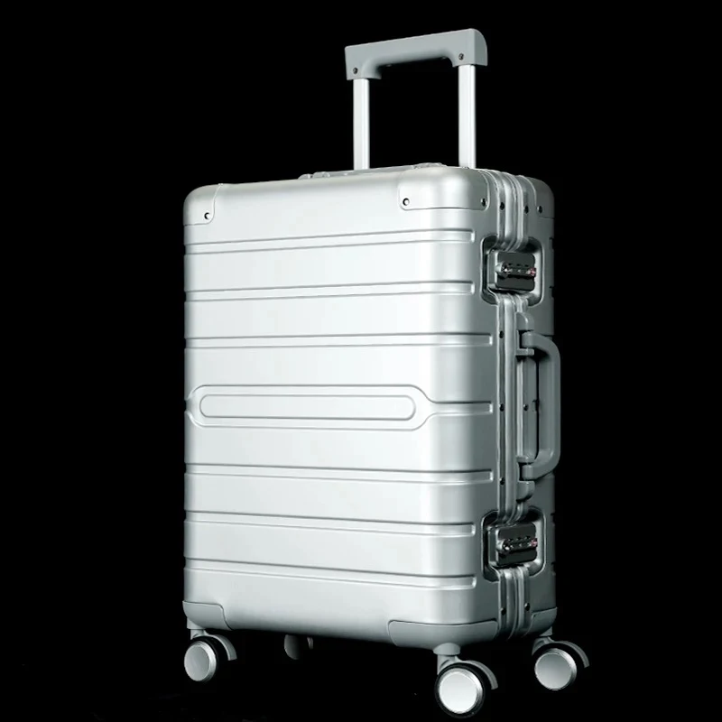 New Women Fashion All aluminum high quality durable Rolling Luggage Men large capacity business Trolley Suitcase Travel bag 
New Women Fashion All aluminum high quality durable Rolling Luggage Men large capacity business Trolley Suitcase Travel bag
