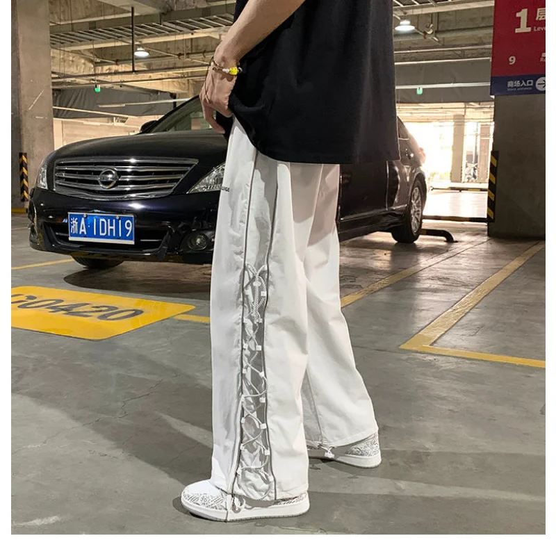 2022 New Harajuku Fashion Sweatpants Joggers Skateboard Jeans Streetwear White Cargo Pants Men Oversize Hip Hop Wide Pants Men
2022 New Harajuku Fashion Sweatpants Joggers Skateboard Jeans Streetwear White Cargo Pants Men Oversize Hip Hop Wide Pants Men