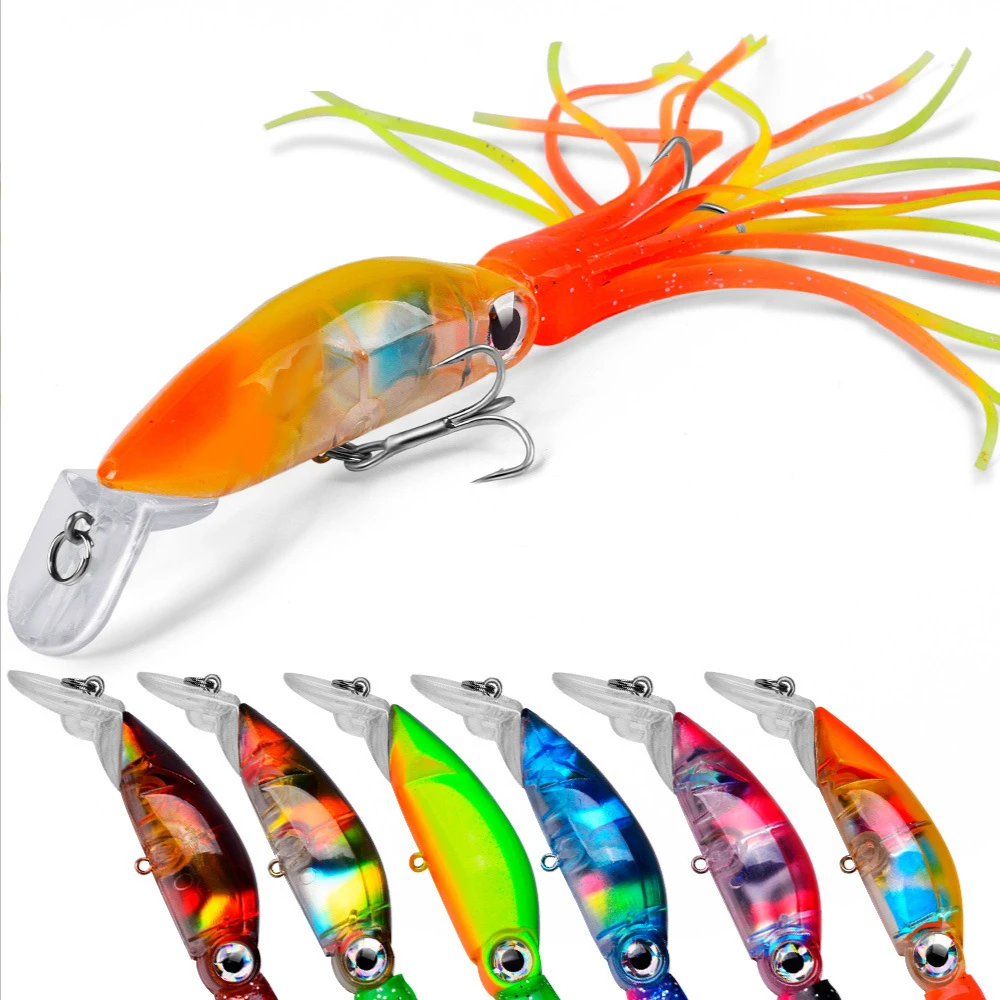 18.5G Bionic Simulation Bait Saltwater Fishing Lure Lures Plastic Shrimp Beard Squid Octopus Jig Bait Hook
18.5G Bionic Simulation Bait Saltwater Fishing Lure Lures Plastic Shrimp Beard Squid Octopus Jig Bait Hook