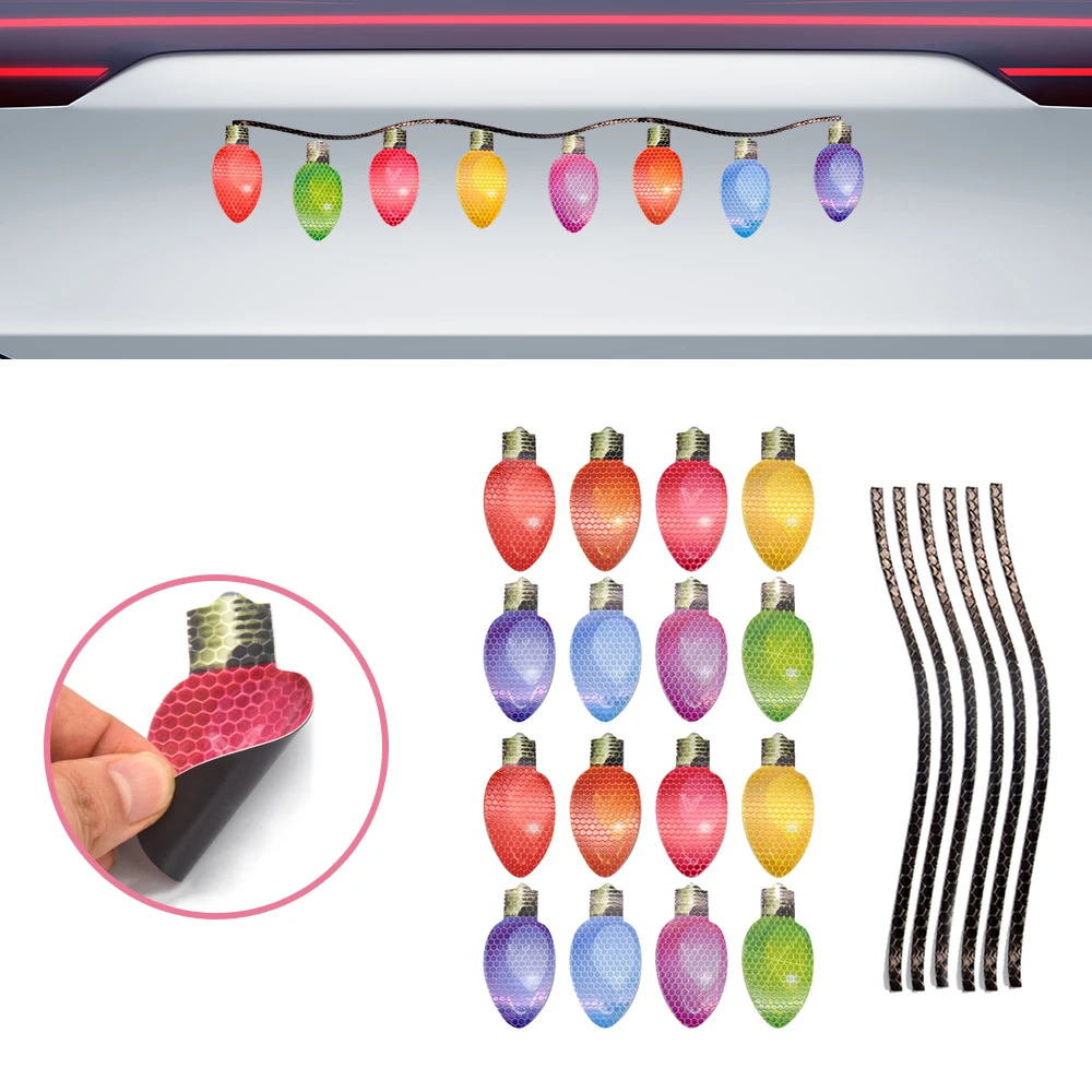 Christmas Decoration Car Sticker Magnetic Decal Refrigerator Magnets Light Bulb Santa Claus Snowman Reflective Sticker Car Decor
Christmas Decoration Car Sticker Magnetic Decal Refrigerator Magnets Light Bulb Santa Claus Snowman Reflective Sticker Car Decor