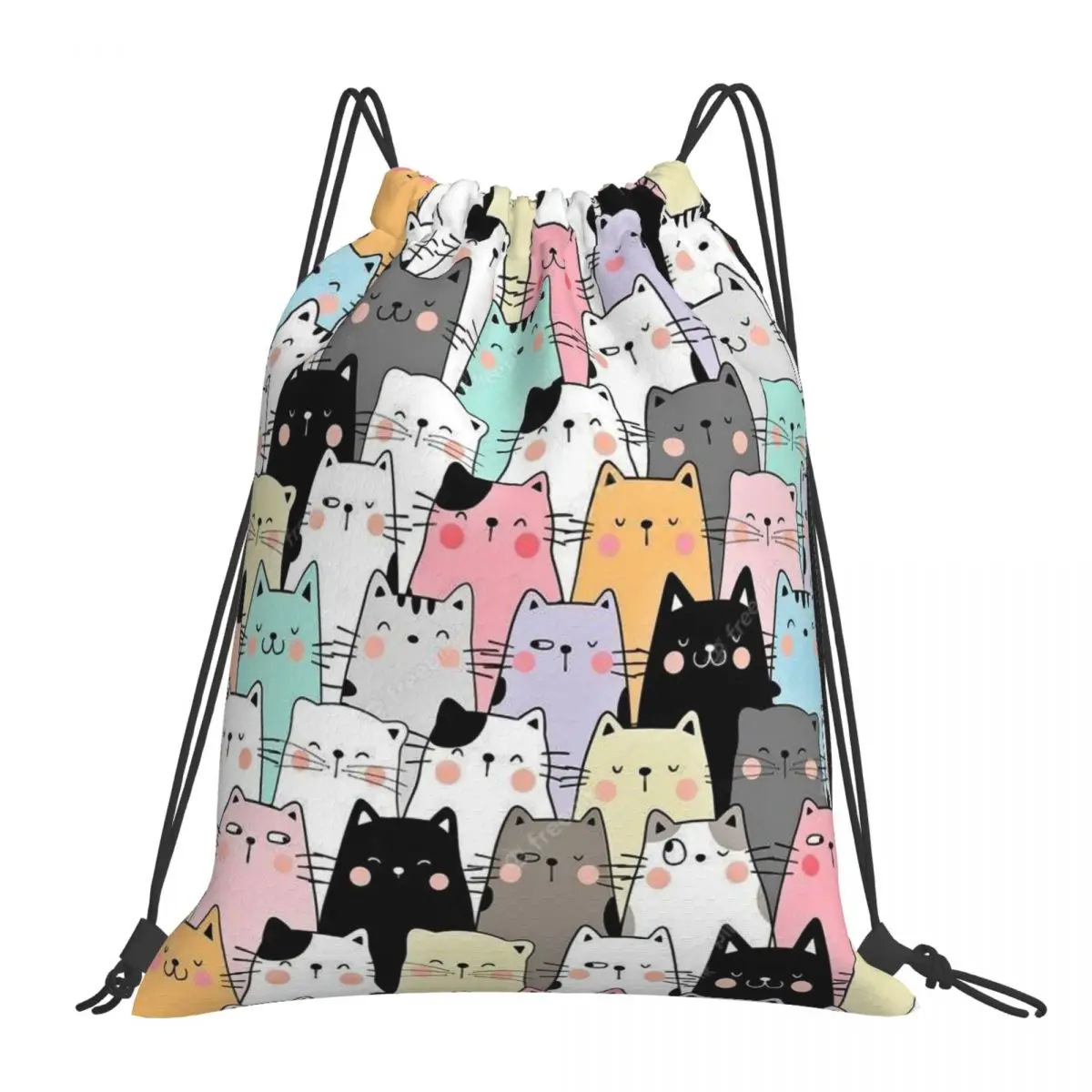 Cats Lovely Drawstring Bags Shopping Unisex Waterproof Storage Organize Bundle Pocket Rope Bag
Cats Lovely Drawstring Bags Shopping Unisex Waterproof Storage Organize Bundle Pocket Rope Bag
