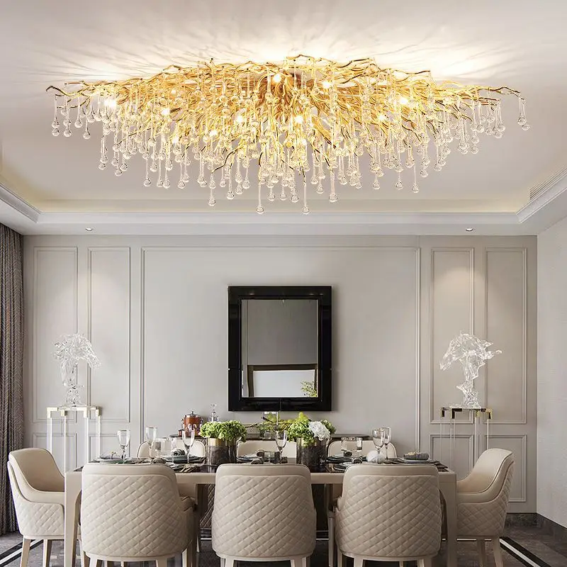 Art Led Chandelier Pendant Lamps New Luxury Remote Crystal Lighting Room Decor Modern Hanging lustre for Bedroom Dining Ceiling
Art Led Chandelier Pendant Lamps New Luxury Remote Crystal Lighting Room Decor Modern Hanging lustre for Bedroom Dining Ceiling