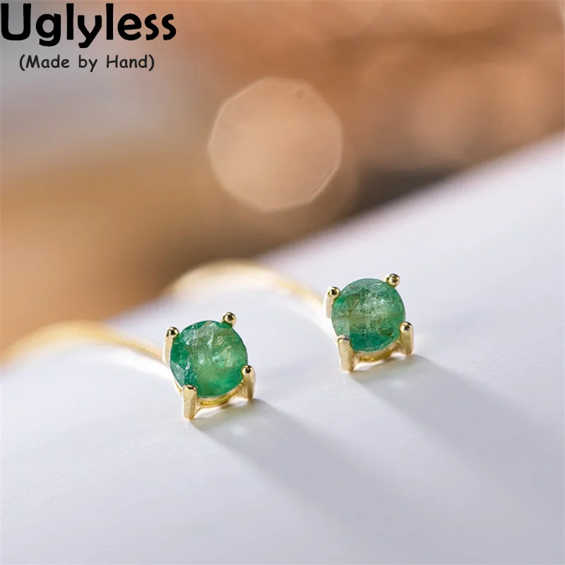 Uglyless Super MINI 4MM Emerald Earrings for Women Natural Gemstones 9CM Long Gold Ear Lines 925 Silver Brincos Fashion Bijoux
Uglyless Super MINI 4MM Emerald Earrings for Women Natural Gemstones 9CM Long Gold Ear Lines 925 Silver Brincos Fashion Bijoux