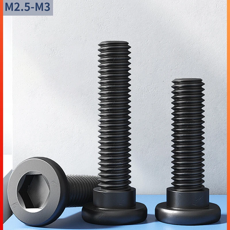4 Pcs Grade 12.9 High Strengt Black Hexagonal Socket Small Plug Screw M2.5 M3 Model Shoulder Step Pressing Plate Set Screw Screw
4 Pcs Grade 12.9 High Strengt Black Hexagonal Socket Small Plug Screw M2.5 M3 Model Shoulder Step Pressing Plate Set Screw Screw