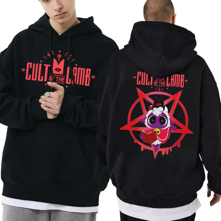 Funny Game Cult of The Lamb Hoodie Male Fleece Cotton Oversized Sweatshirt Men Women Fashion Casual Hoodies Unisex Streetwear
Funny Game Cult of The Lamb Hoodie Male Fleece Cotton Oversized Sweatshirt Men Women Fashion Casual Hoodies Unisex Streetwear