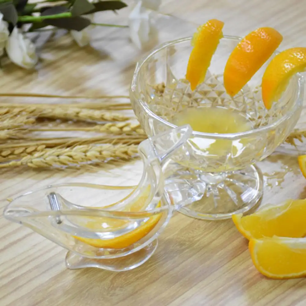 Lemon Squeezer Convenient Transparent Handle Transparent Manual Fruit Juicer Fruit Extractor for Coffee Shop
Lemon Squeezer Convenient Transparent Handle Transparent Manual Fruit Juicer Fruit Extractor for Coffee Shop