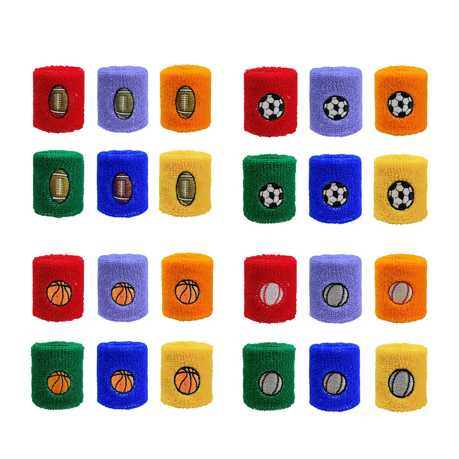 6PCS Colorful Unisex Sport Sweatband Wristband Cotton Wrist Protector Running Badminton Basketball Brace Terry Cloth Sweat Band
6PCS Colorful Unisex Sport Sweatband Wristband Cotton Wrist Protector Running Badminton Basketball Brace Terry Cloth Sweat Band