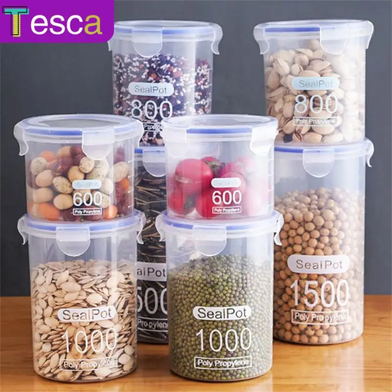 Transparent Keep Fresh Food Canister Kitchen Kitchen Storage Box Moisture-proof Large-capacity Clear Container Small New Pp
Transparent Keep Fresh Food Canister Kitchen Kitchen Storage Box Moisture-proof Large-capacity Clear Container Small New Pp