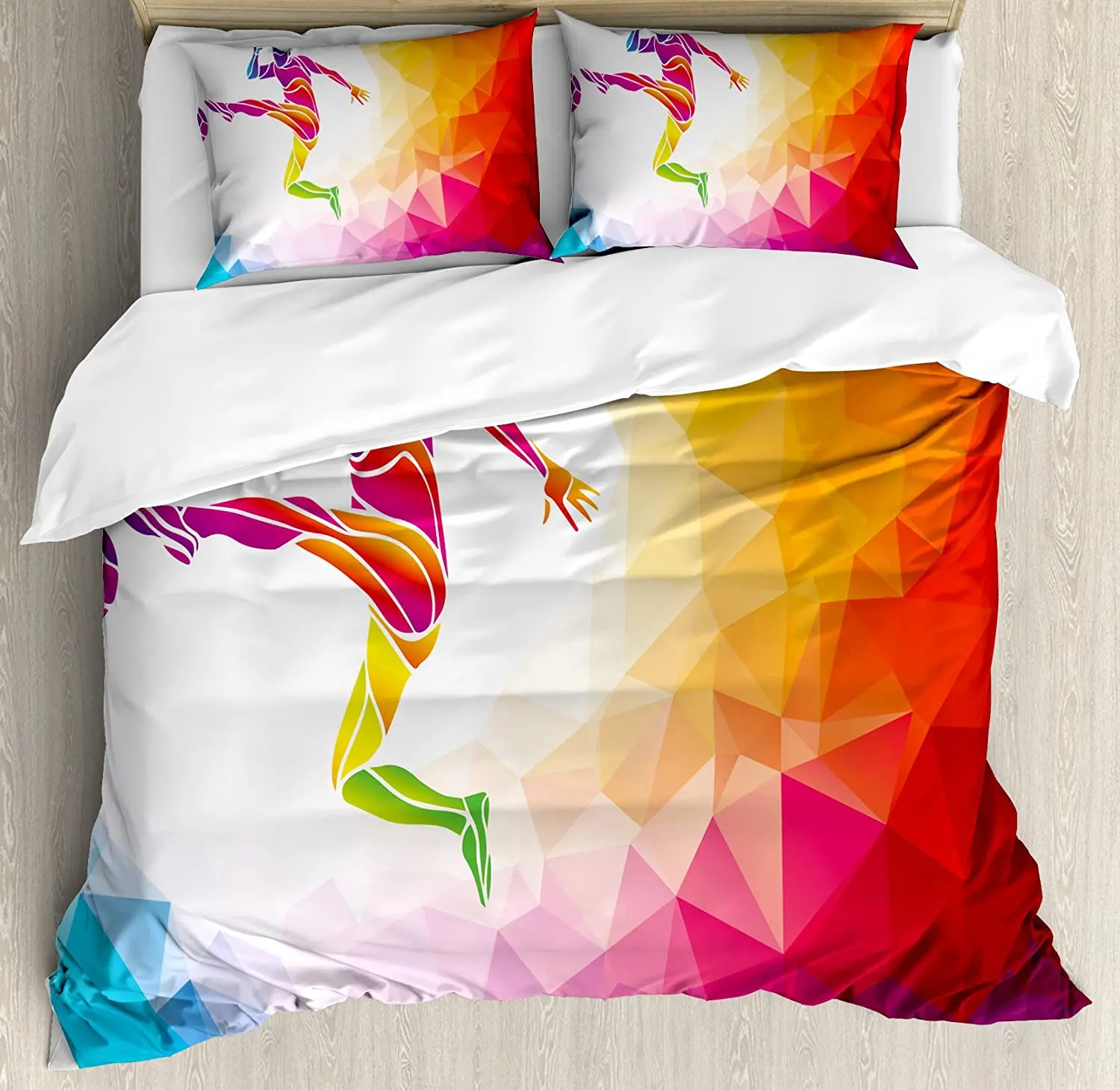 Teen Room Decor Bedding Set Comforter Duvet Cover Pillow Shams Fractal Soccer Player Hitting the Ba Bedding Cover Double Bed Set
Teen Room Decor Bedding Set Comforter Duvet Cover Pillow Shams Fractal Soccer Player Hitting the Ba Bedding Cover Double Bed Set