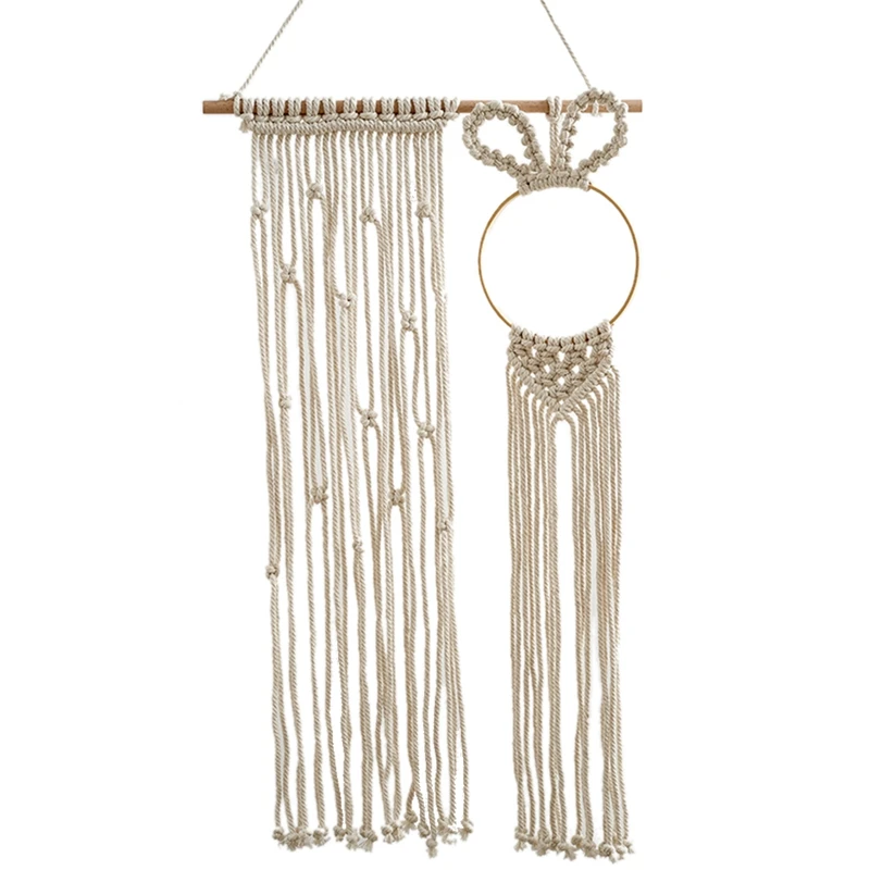 Макраме ручной работы в богемном стиле, настенное украшение для дома, плетеный гобелен из чистого хлопка, домашний декор
Макраме ручной работы в богемном стиле, настенное украшение для дома, плетеный гобелен из чистого хлопка, домашний декор