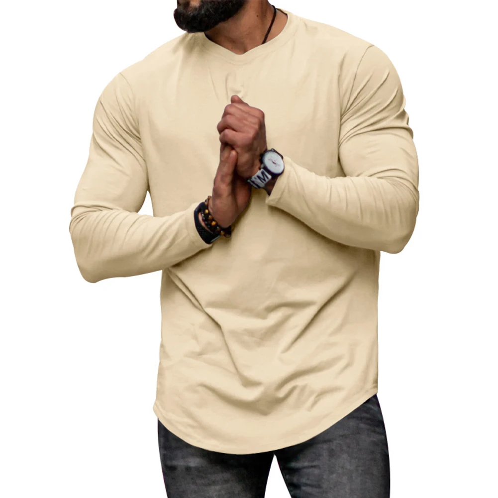 New Men's Casual O-neck T-Shirts Long Sleeve Slim Fit T-Shirt Solid Color Basic Pullovers Tees Tops Men Clothes Undershirt
New Men's Casual O-neck T-Shirts Long Sleeve Slim Fit T-Shirt Solid Color Basic Pullovers Tees Tops Men Clothes Undershirt