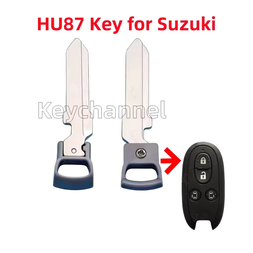 Keychannel 5/10pcs Car Smart Key Blade Emergency Key Blank Spare Door Insert Blade Key for Suzuki Mk21S Pallet Wagon R Mh23S Fob
Keychannel 5/10pcs Car Smart Key Blade Emergency Key Blank Spare Door Insert Blade Key for Suzuki Mk21S Pallet Wagon R Mh23S Fob