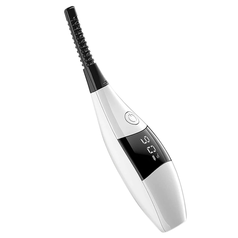 Ladies Heated Eyelash Curler Electric Eyelash Curler Comb With Display 4 Temperature Levels, Safe, Rechargeable, Durable
Ladies Heated Eyelash Curler Electric Eyelash Curler Comb With Display 4 Temperature Levels, Safe, Rechargeable, Durable