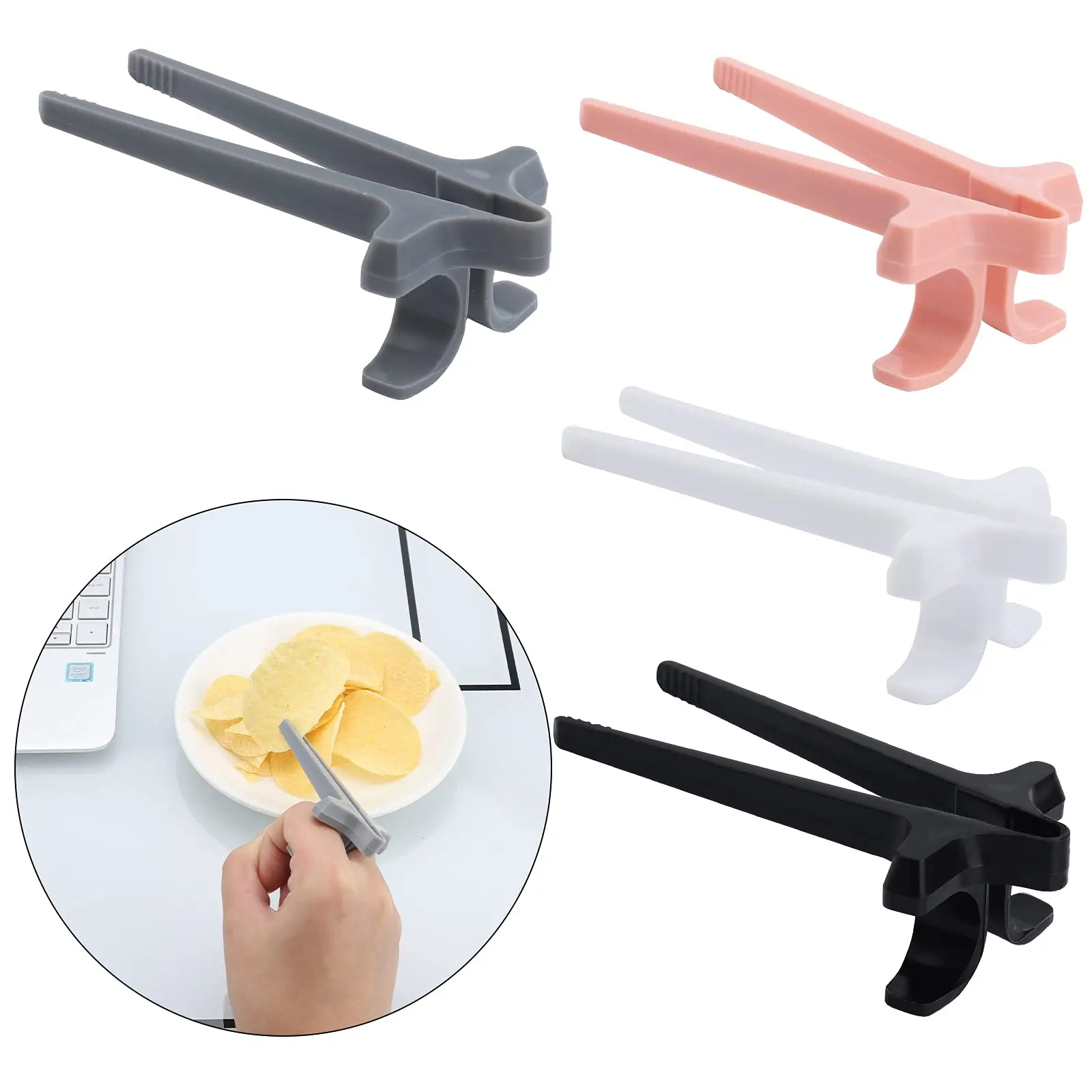 4Pcs Finger Chopsticks For Gamers Snack Clips Potato Creativity Finger Tongs Tableware Funny Chopsticks Clip Tool Gift for Gamer
4Pcs Finger Chopsticks For Gamers Snack Clips Potato Creativity Finger Tongs Tableware Funny Chopsticks Clip Tool Gift for Gamer