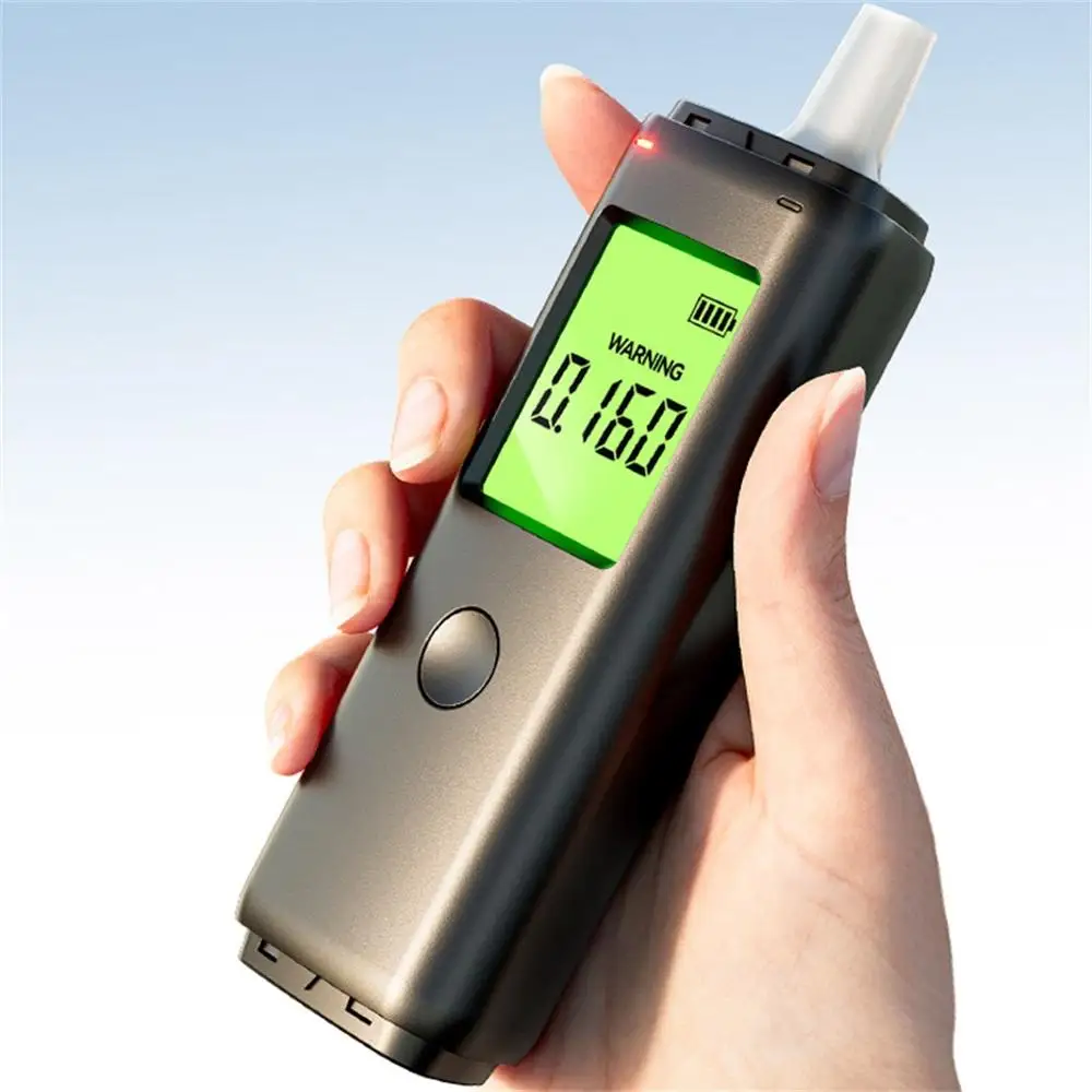 Digital Alcohol Tester Professional Breathalyzer Rechargeable Smart Blowing Alcohol Detector Portable Alcohol Breath Tester USB
Digital Alcohol Tester Professional Breathalyzer Rechargeable Smart Blowing Alcohol Detector Portable Alcohol Breath Tester USB