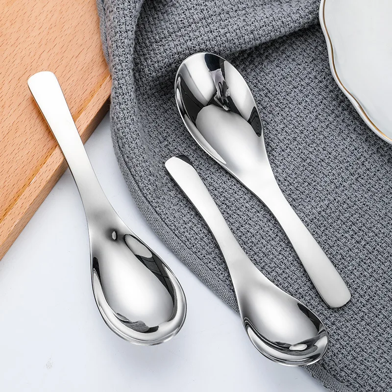 Round Head Spoon 304 Stainless Steel Tableware Spoon Uterine Court Deepens Thickened Bird'S Nest Spoon Spoon Household Dishware
Round Head Spoon 304 Stainless Steel Tableware Spoon Uterine Court Deepens Thickened Bird'S Nest Spoon Spoon Household Dishware