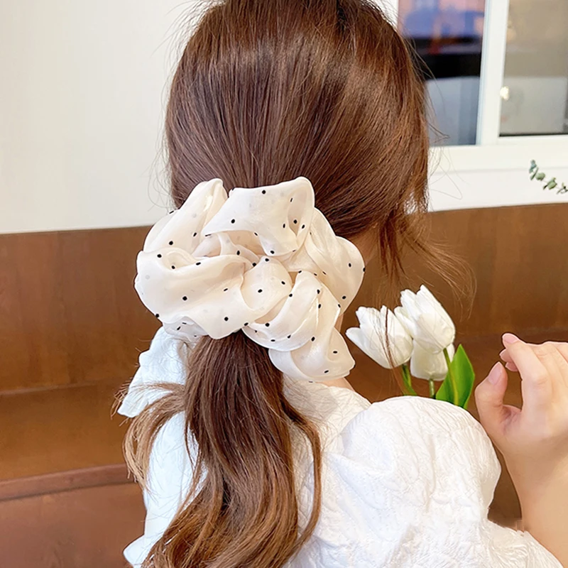 Large Organza Scrunchies Polka Dot Net Yarn Hair Rope for Women Girls Oversize Hair Scrunchie Spring Hair Accessories
Large Organza Scrunchies Polka Dot Net Yarn Hair Rope for Women Girls Oversize Hair Scrunchie Spring Hair Accessories