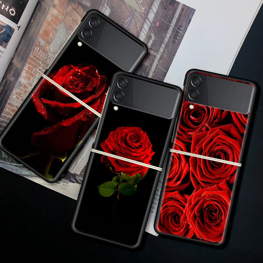 Funda Case For Samsung Galaxy Z Flip 3 5G Luxury Z Flip3 Black PC Hard Shockproof Back Phone Coque Capa Bright Red Rose Flowers
Funda Case For Samsung Galaxy Z Flip 3 5G Luxury Z Flip3 Black PC Hard Shockproof Back Phone Coque Capa Bright Red Rose Flowers