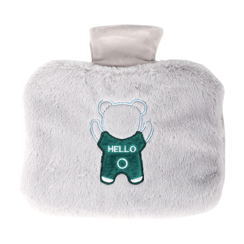 PVC plush double handle water injection hot water bag thickened washing cloth cover warm belly and hand
PVC plush double handle water injection hot water bag thickened washing cloth cover warm belly and hand