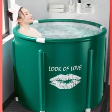 Adult Bath Bucket Folding Bathtub Bidet Body Large Bathtub Thicken Shower Barrel Available Foldable Tub Portable SPA Bathtub