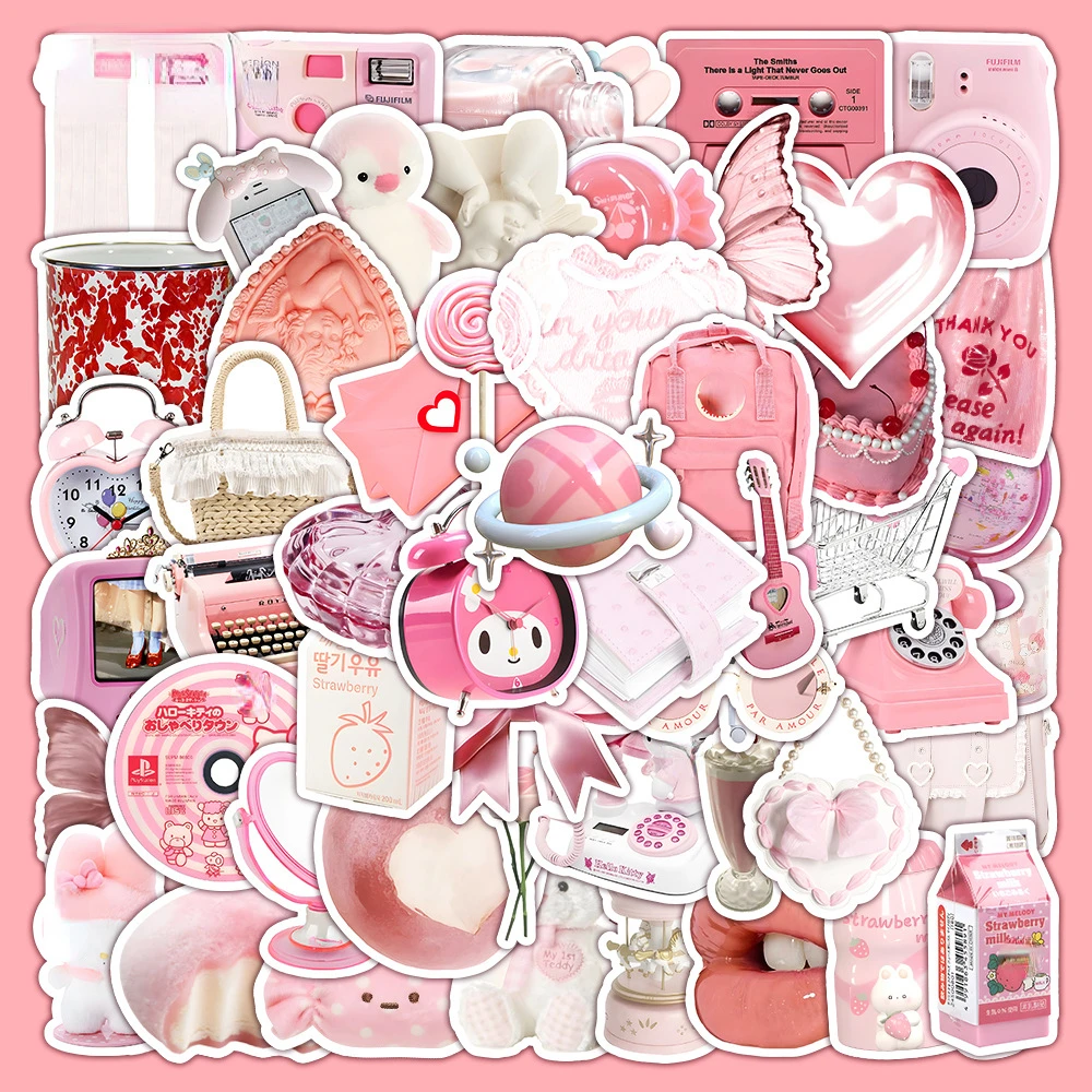 60PCS Pink Material Cute Girl Heart Stickers Laptop Phone Snowboard Luggage Fridge DIY Decal Kid Toy Sticker Decals
60PCS Pink Material Cute Girl Heart Stickers Laptop Phone Snowboard Luggage Fridge DIY Decal Kid Toy Sticker Decals