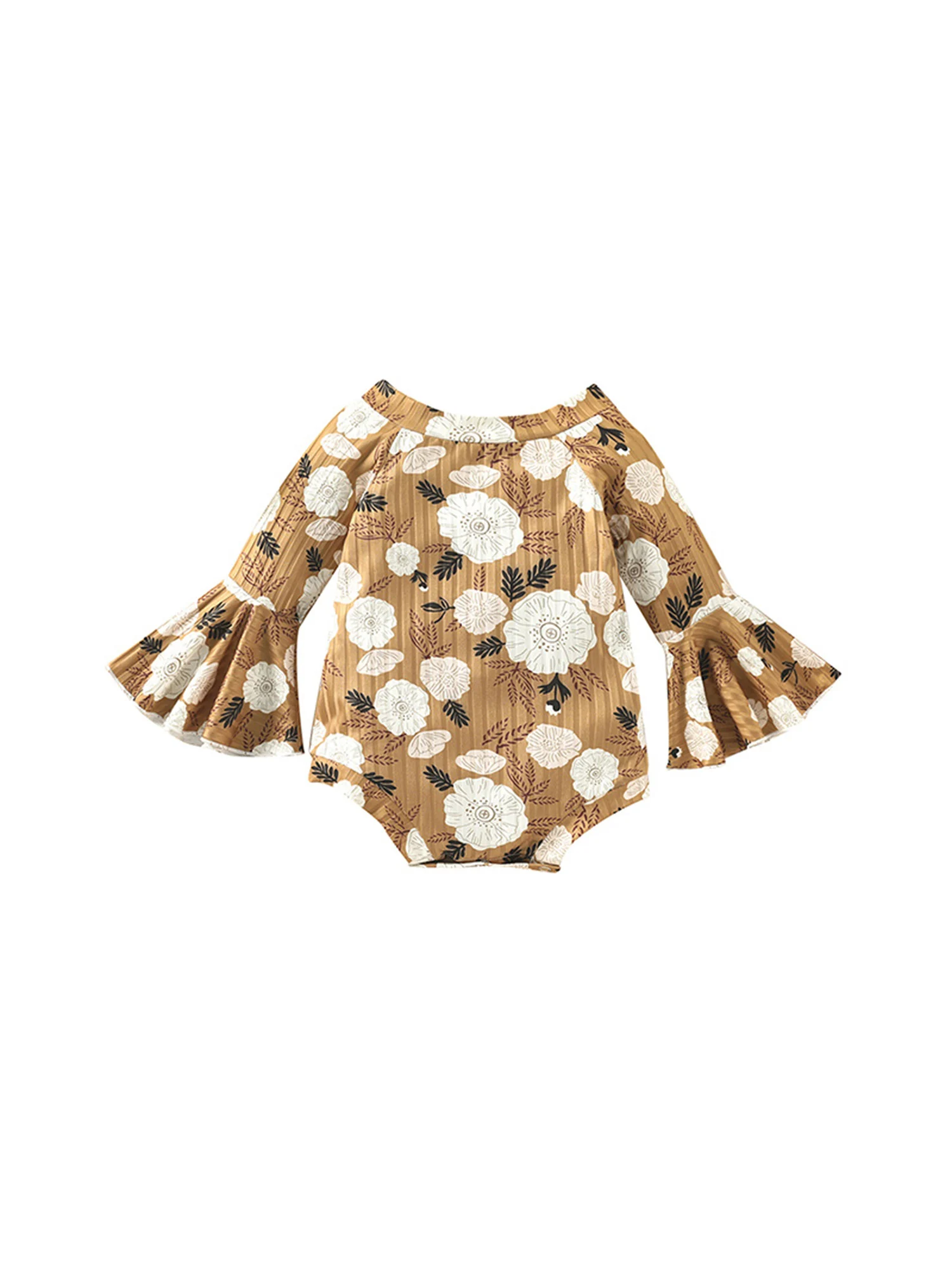 Infant Baby Girls Flare Long Sleeve Romper Floral Print Bodysuit Jumpsuit Fall Winter Outfit 3-24M
Infant Baby Girls Flare Long Sleeve Romper Floral Print Bodysuit Jumpsuit Fall Winter Outfit 3-24M