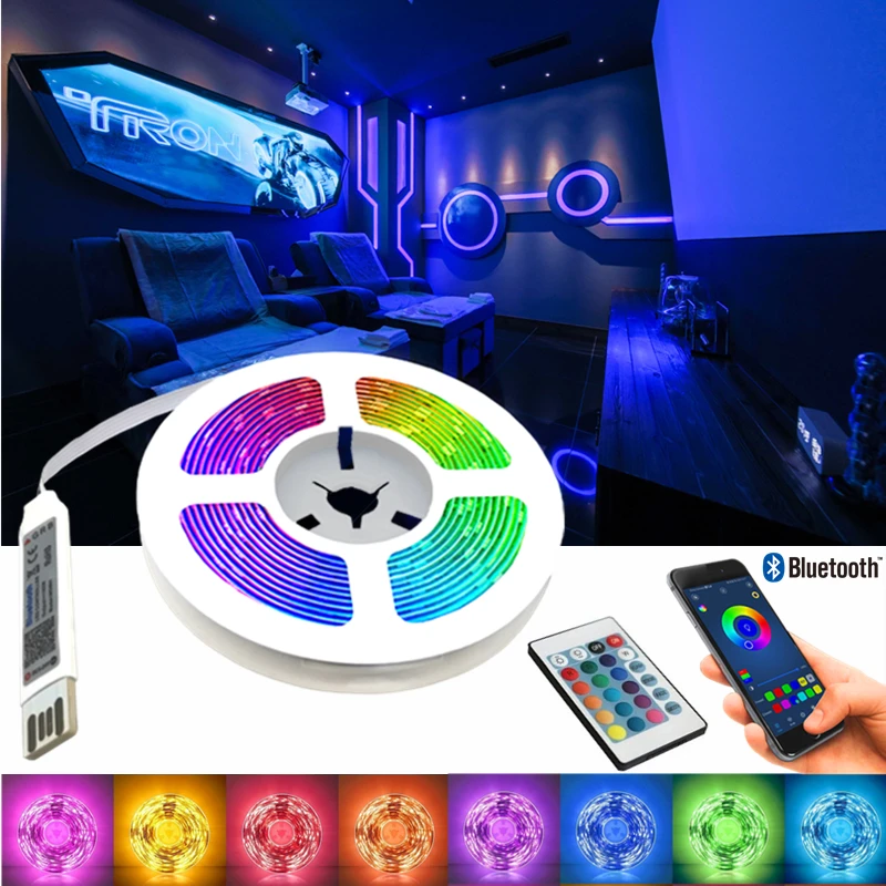 5050 RGB Led Strip Lights Living Room Decoration Luces Luminous String Ribbon Lighting Fita Lamp Waterproof Diode Shape String
5050 RGB Led Strip Lights Living Room Decoration Luces Luminous String Ribbon Lighting Fita Lamp Waterproof Diode Shape String
