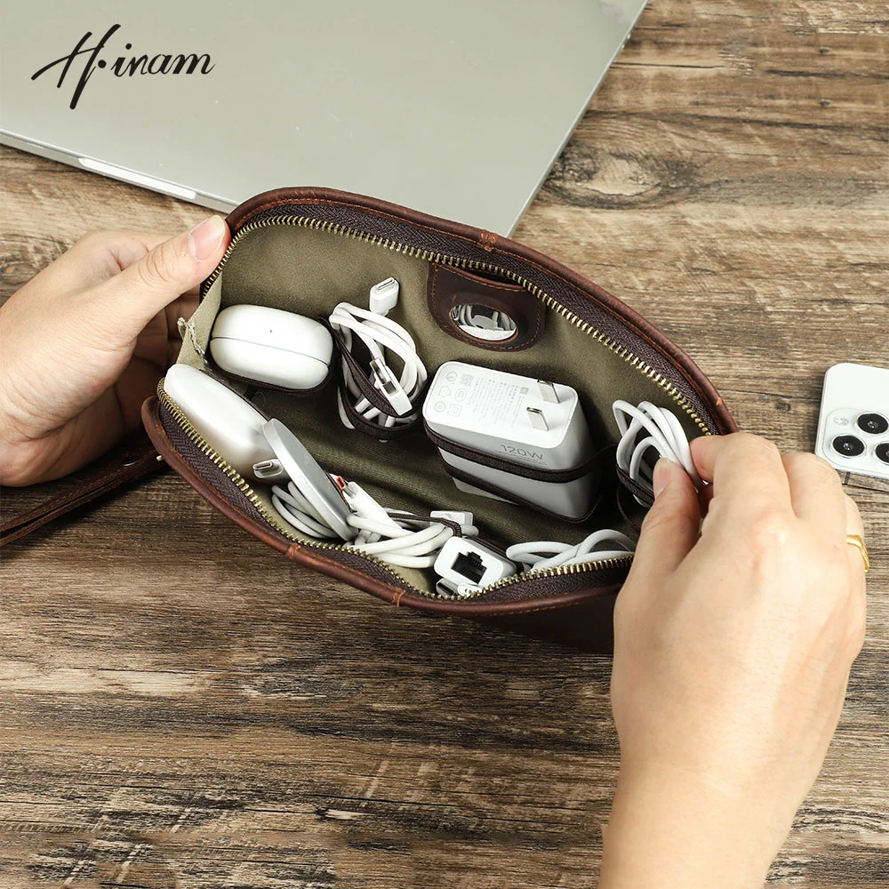 100% Handmade Cowhide Digital Cable Storage Case Travel Portable Pouch Passport Earphone USB Gadget Holder with Zipper for Gift
100% Handmade Cowhide Digital Cable Storage Case Travel Portable Pouch Passport Earphone USB Gadget Holder with Zipper for Gift