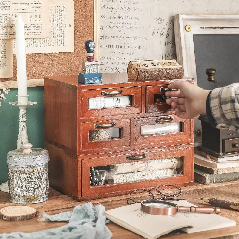Retro Wood Cabinet Storage Box Vintage Wooden Glass Window Drawer Vintage Finishing Desktop Organizer Sundry Holder Storage Case
Retro Wood Cabinet Storage Box Vintage Wooden Glass Window Drawer Vintage Finishing Desktop Organizer Sundry Holder Storage Case