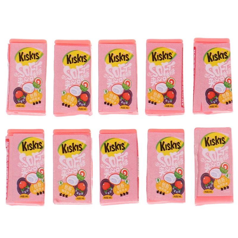 10Pcs 1:12 Dollhouse Miniature Chewing Gum Model Cute Mini Candy Gum Pretend Play Simulation Food Kitchen Doll House Accessories
10Pcs 1:12 Dollhouse Miniature Chewing Gum Model Cute Mini Candy Gum Pretend Play Simulation Food Kitchen Doll House Accessories