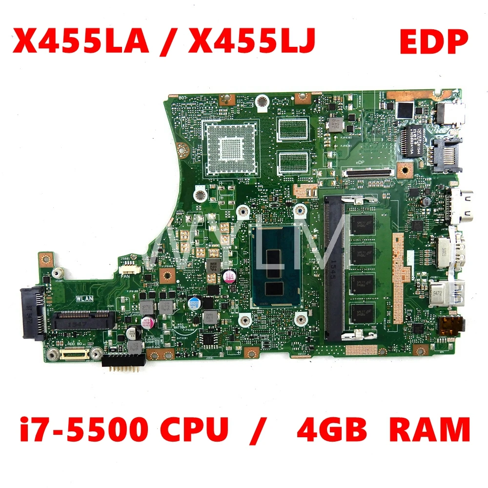 Процессор X455LA i7-5500, 4 Гб ОЗУ, материнская плата LVDS REV2.1 для ASUS X455L, X455LJ, X455LN, A455L, F455L, K455L, материнская плата ноутбука 100% протестирована
Процессор X455LA i7-5500, 4 Гб ОЗУ, материнская плата LVDS REV2.1 для ASUS X455L, X455LJ, X455LN, A455L, F455L, K455L, материнская плата ноутбука 100% протестирована
