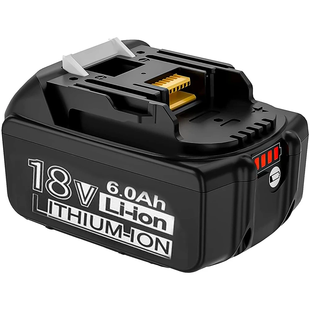 Сменный литий-ионный аккумулятор, 18 в, 6 Ач, подходит для Makita BL1850b, BL1860b, BL1830b, BL1820 LXT-400, беспроводные инструменты светодиодный светодиодным дис...
Сменный литий-ионный аккумулятор, 18 в, 6 Ач, подходит для Makita BL1850b, BL1860b, BL1830b, BL1820 LXT-400, беспроводные инструменты светодиодный светодиодным дис...