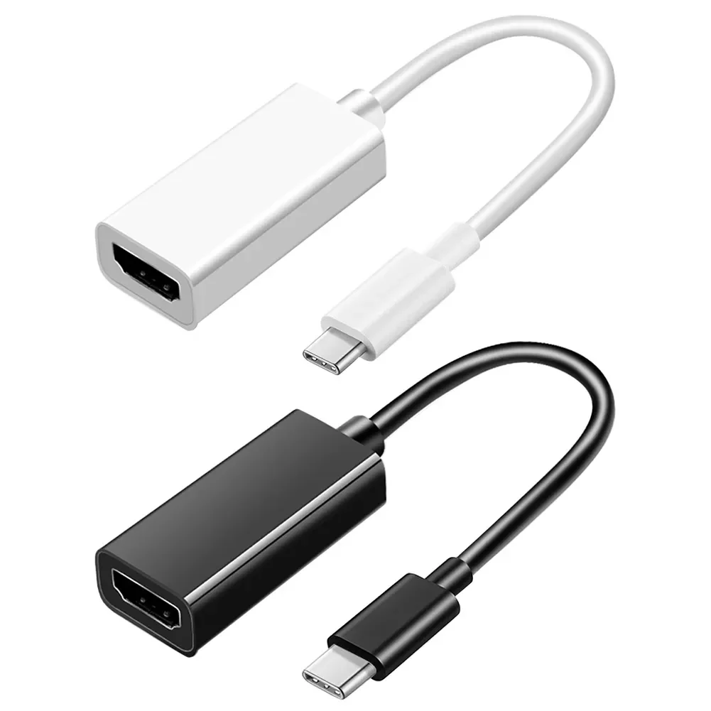 

4k Type-C to HDTV Adapter Cable USB 3.1 Type C Male To USB 3.0 HDTV Female Date Cord converter for MacBook Pro for Surface Go