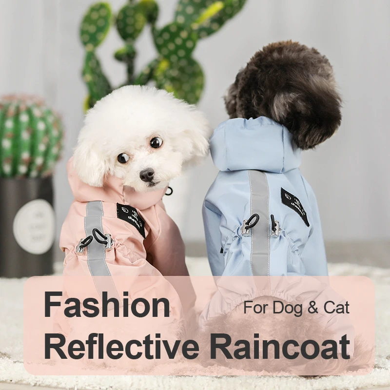 Fashion Raincoat for Dog Cat Reflective Waterproof Pet Clothes Designer Mesh Jacket for Puppy
Fashion Raincoat for Dog Cat Reflective Waterproof Pet Clothes Designer Mesh Jacket for Puppy