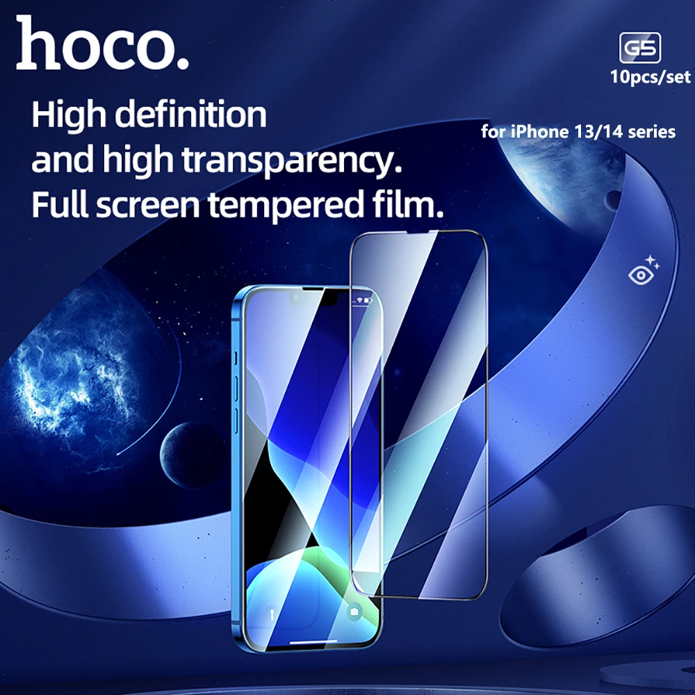 HOCO 10Pcs/Set Tempered Glass For iPhone 14 13 Pro Max Protector For iPhone 14 Pro Max Glass Tempered Film Screen Protector
HOCO 10Pcs/Set Tempered Glass For iPhone 14 13 Pro Max Protector For iPhone 14 Pro Max Glass Tempered Film Screen Protector