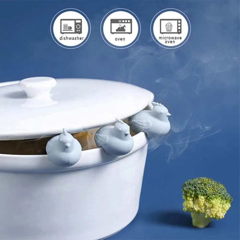 Ready Stock Silicone Kitchen Pot Lid Clip Cartoon Pot Holder Spill Proof Heat Resistant Kitchen Accessories
Ready Stock Silicone Kitchen Pot Lid Clip Cartoon Pot Holder Spill Proof Heat Resistant Kitchen Accessories