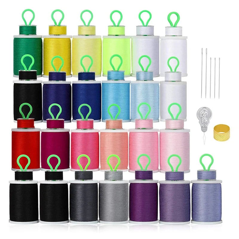 50Pcs Bobbins and Sewing Threads Kits, 21 Colors Cotton Sewing Machine Thread Spools with Prewound Bobbins
50Pcs Bobbins and Sewing Threads Kits, 21 Colors Cotton Sewing Machine Thread Spools with Prewound Bobbins