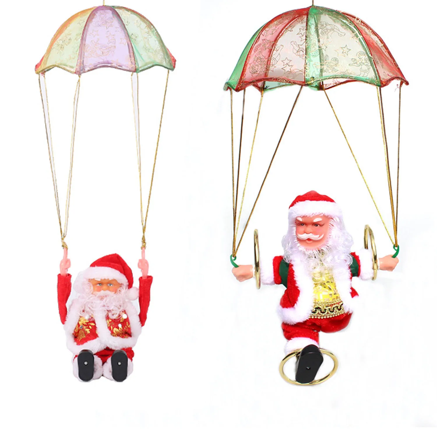 Parachute Santa Claus Electric Music Santa Gnome Plush Doll Pendant New Year's Xmas Gifts Towing Christmas Home Party Decoration
Parachute Santa Claus Electric Music Santa Gnome Plush Doll Pendant New Year's Xmas Gifts Towing Christmas Home Party Decoration