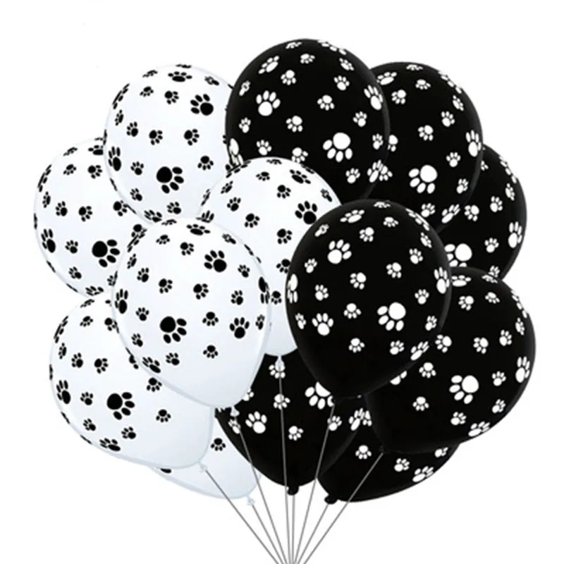100pcs Pets Dog Paw Pattern Latex Balloons White Black Helium Balloon Animal Theme Birthday Party Decoration Kids Toys Globos
100pcs Pets Dog Paw Pattern Latex Balloons White Black Helium Balloon Animal Theme Birthday Party Decoration Kids Toys Globos