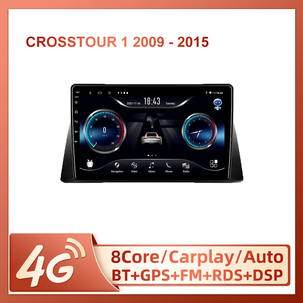 JIULUNET For Honda Crosstour 1 TF 2009 - 2015 Car Radio Ai Voice Carplay Multimedia Video Player Navigation GPS 2din Android
JIULUNET For Honda Crosstour 1 TF 2009 - 2015 Car Radio Ai Voice Carplay Multimedia Video Player Navigation GPS 2din Android
