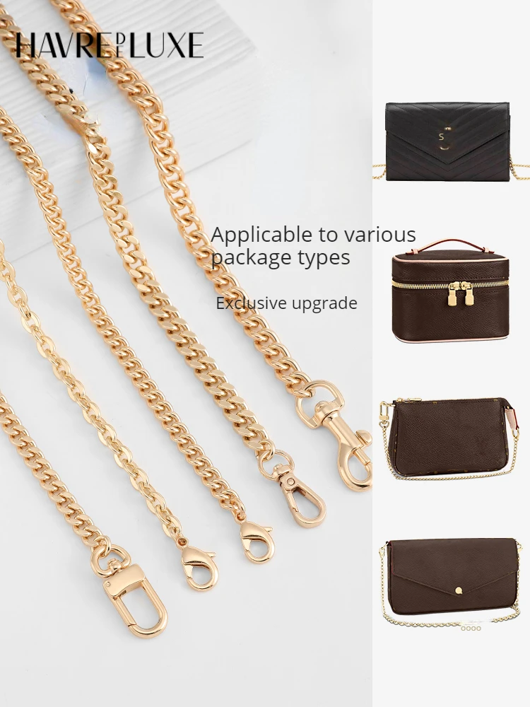 HAVREDELUXE Bag chain single buy high-grade pure copper cross-body chain metal Non-fading shoulder bag strap accessories
HAVREDELUXE Bag chain single buy high-grade pure copper cross-body chain metal Non-fading shoulder bag strap accessories
