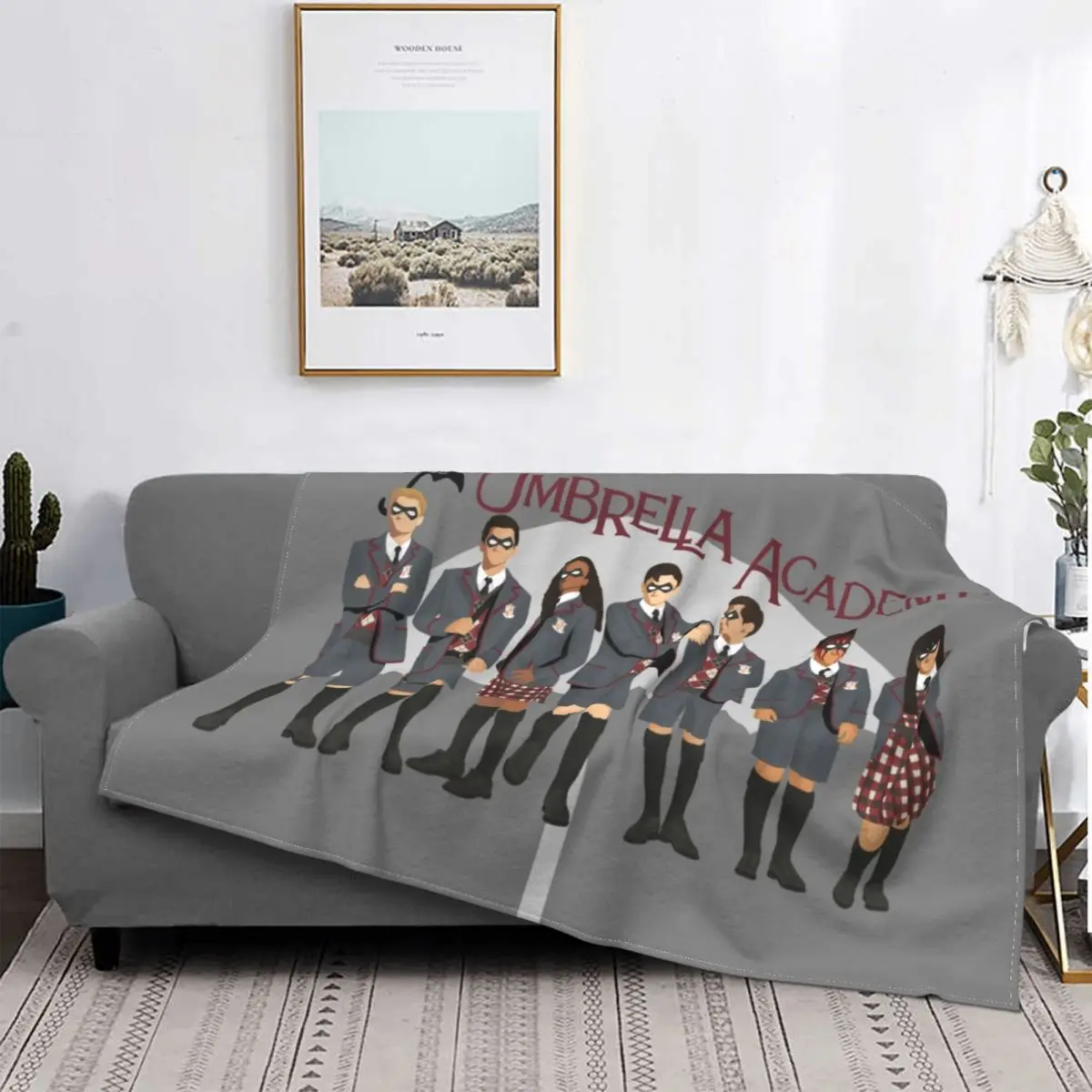 Sofa Fleece The Umbrella Academy Group Throw Blanket Warm Flannel Superhero TV Series Blankets for Bedroom Travel Couch Quilt
Sofa Fleece The Umbrella Academy Group Throw Blanket Warm Flannel Superhero TV Series Blankets for Bedroom Travel Couch Quilt