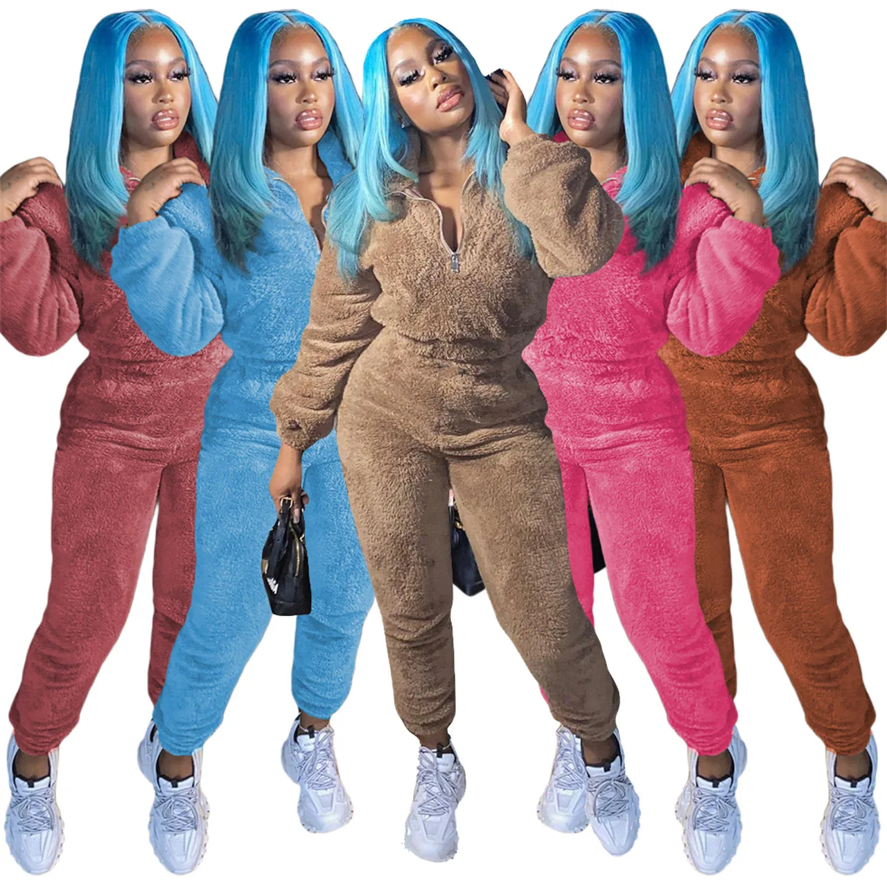 Women Velvet Two Piece Set Turn Down Collar Shirt + Long Pants Sportsuit Matching Set Streetwear Clothes for Women
Women Velvet Two Piece Set Turn Down Collar Shirt + Long Pants Sportsuit Matching Set Streetwear Clothes for Women